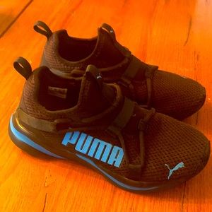 Puma black & blue sneakers